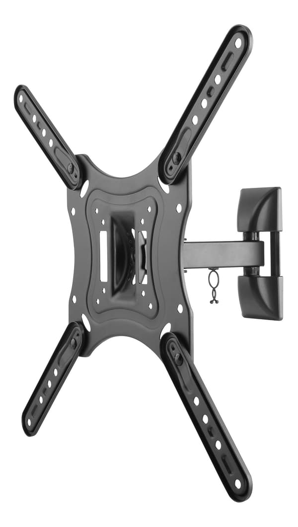 OFFICE FullMotion Wall Mount tilt swivel 23"55" 30 kg Sort