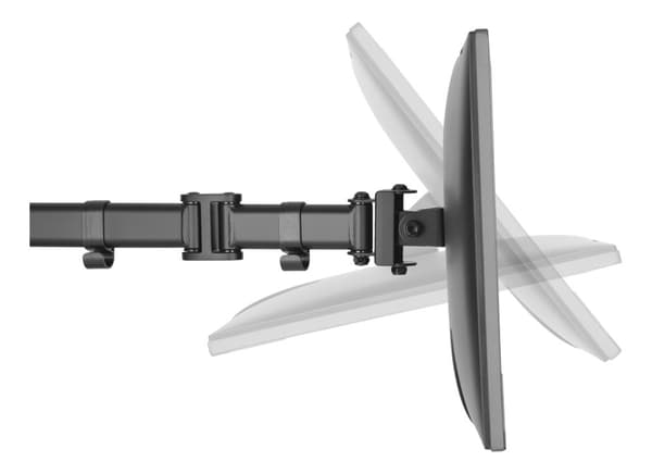 OFFICE Quad Desk Mount, tilt, swivel, rotate, 13"-27"
