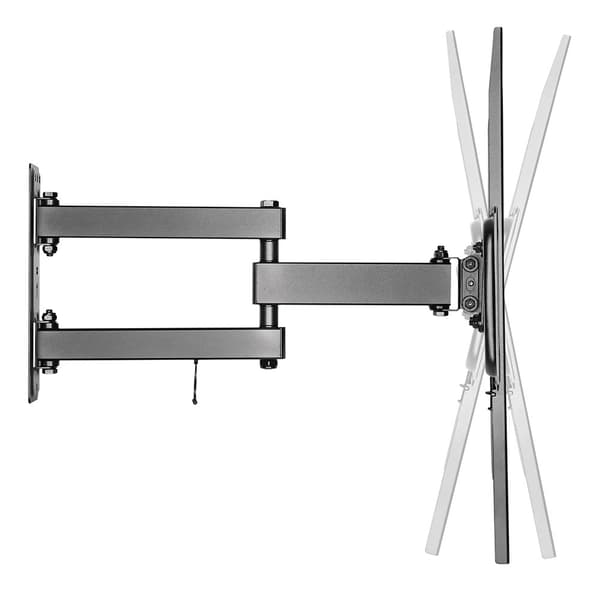 Full motion 3-way wall mount for monitor/tv, 37"-70", tilt