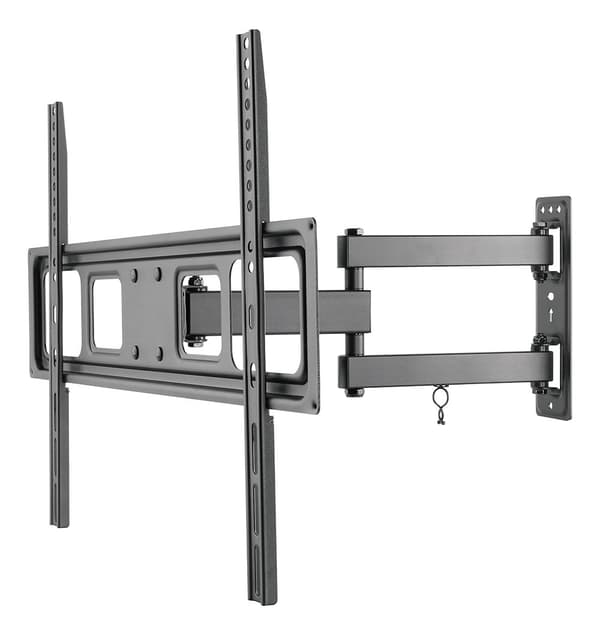 Full motion 3-way wall mount for monitor/tv, 37"-70", tilt Svart