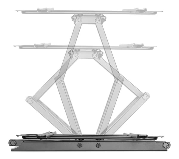 Full motion 3-way wall mount for monitor/tv, 32"-55", tilt