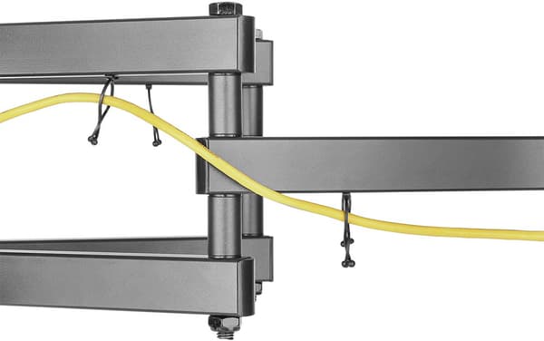 Full motion 3-way wall mount for monitor/tv, 32"-55", tilt