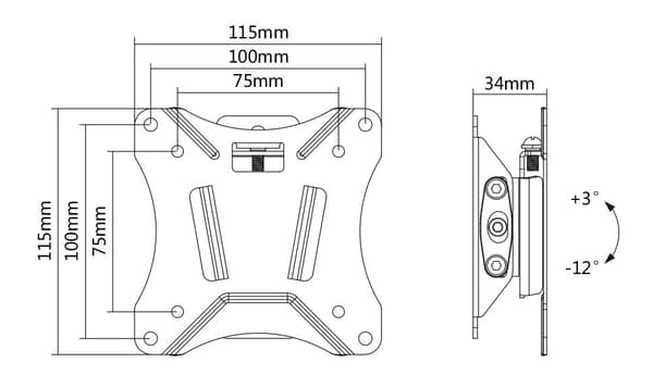 Office, tilt wall, 13"-27", 25kg