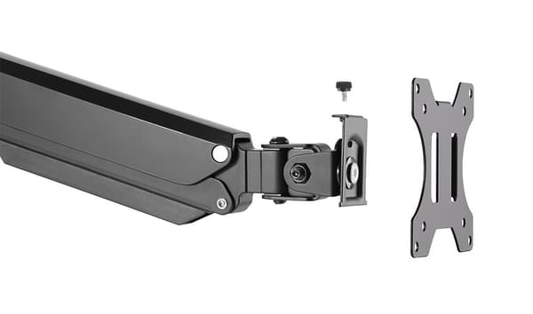 OFFICE Triple Mount Gas Spring Monitor Arm tilt 17"-27"