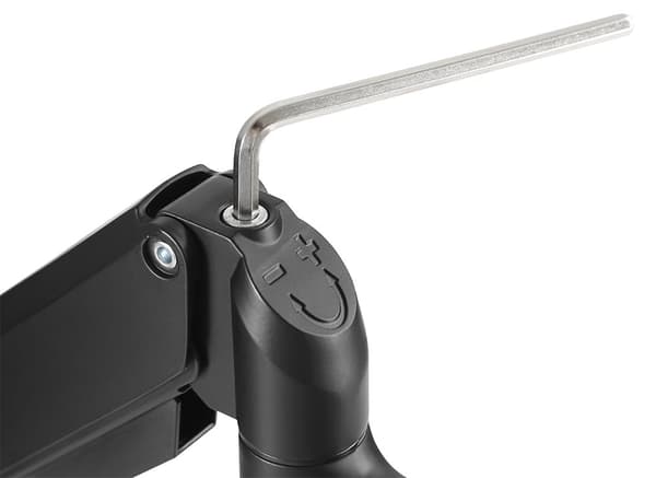 OFFICE Triple Mount Gas Spring Monitor Arm tilt 17"-27"