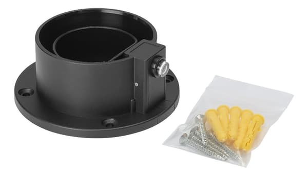 Wall bracket Type 2 charging connector black