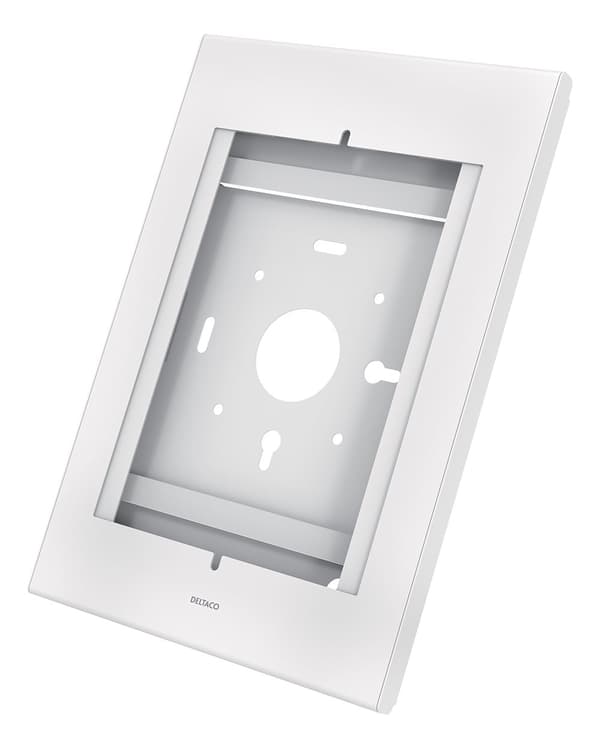 Office Wall mountable mounting plate for tablets, anti-theft Hvit