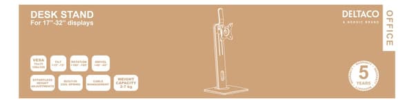OFFICE Height adjust desk stand rotating base 1732"