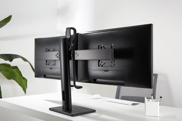 OFFICE Desk stand for dual 17”-27” displays