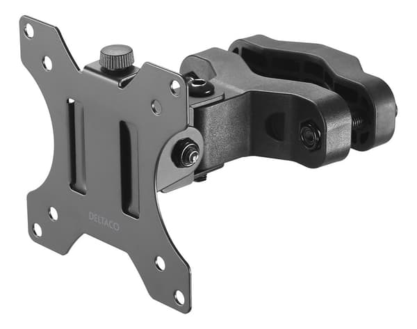 OFFICE Monitor arm pole mounting 1732" 8kg swivel rotate Sort