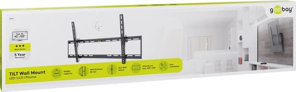 TV-seinäteline Basic TILT (XL)