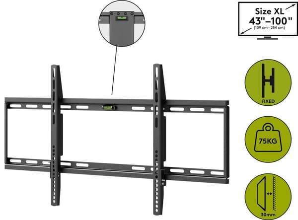 TV vægbeslag Basic FIXED (XL)