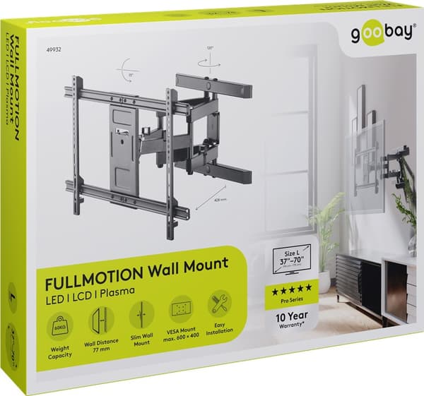 TV-veggfeste Pro FULLMOTION (L)