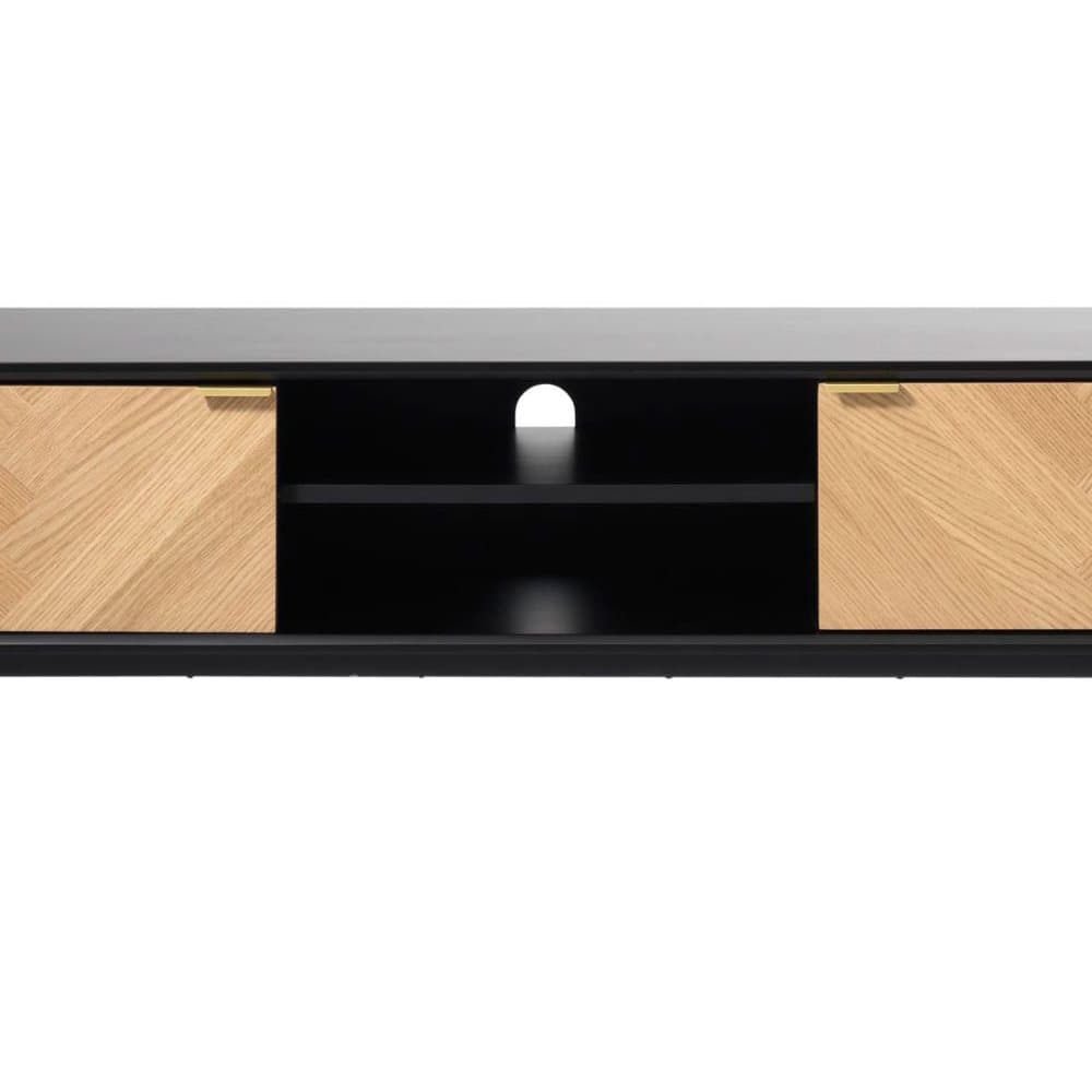 Calvi TV möbel med 2 dörrar och 1 hylla ek.