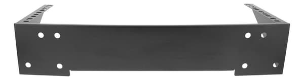 19" Vertical wall bracket, 3U, max 60kg, steel construction