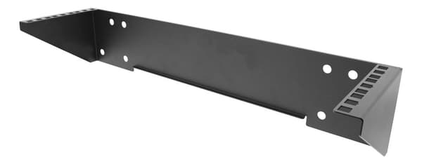 19" Vertical wall bracket, 3U, max 60kg, steel construction