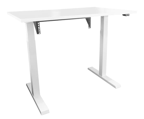 19" Vertical wall bracket, 2U, max 60kg, steel construction