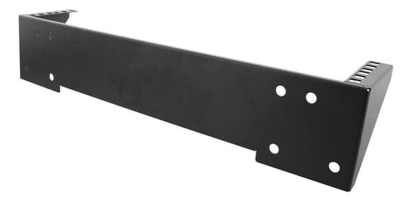 19" Vertical wall bracket, 2U, max 60kg, steel construction