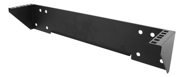 19" Vertical wall bracket, 2U, max 60kg, steel construction