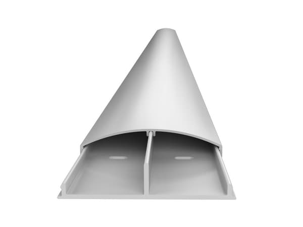 Multibrackets Cable Cover SS Aluminum 75mm W - 1100mm L - kabelskjuler, aluminium
