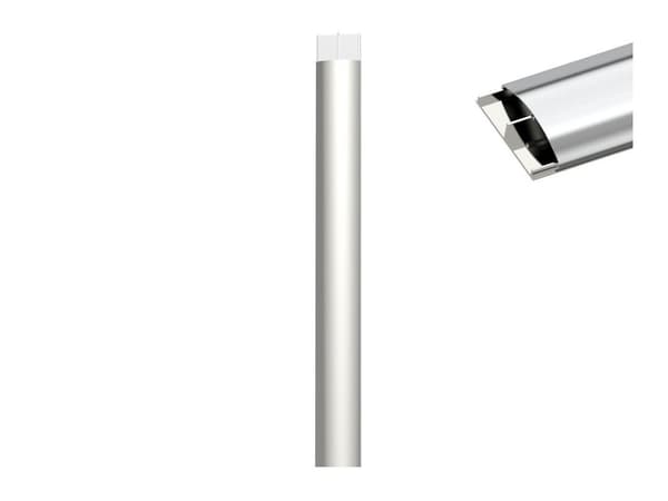 Multibrackets Cable Cover SS Aluminum 75mm W - 1100mm L - kabelskjuler, aluminium