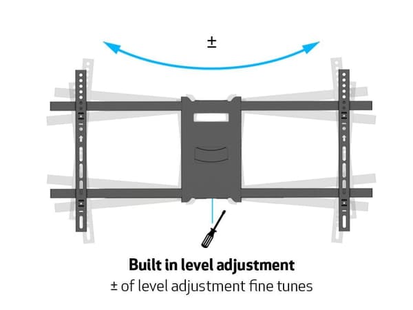 Multibrackets Universal TV Väggfäste 42"-75" Long Reach Arm 1010mm