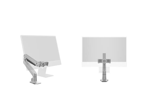 Multibrackets M Gas Lift Arm iMac® 24” Silver – Monitorarm för iMac® 24", Gasfjädrad höj, sänk och vridbar, Silver