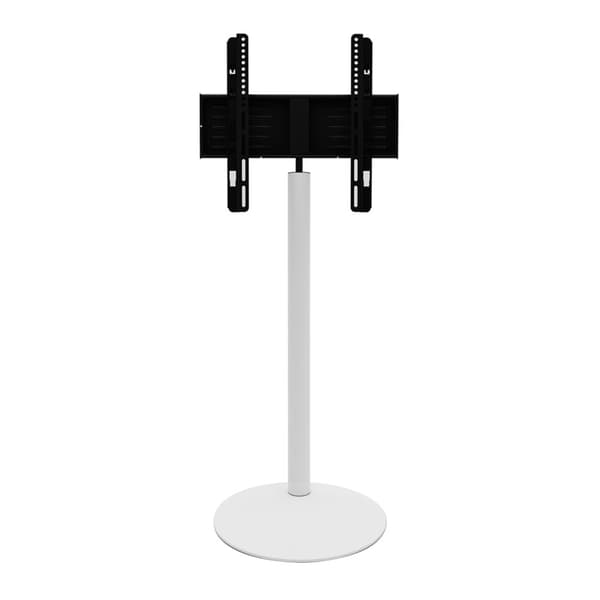 Cirla TV stander med rund fod, hvid.