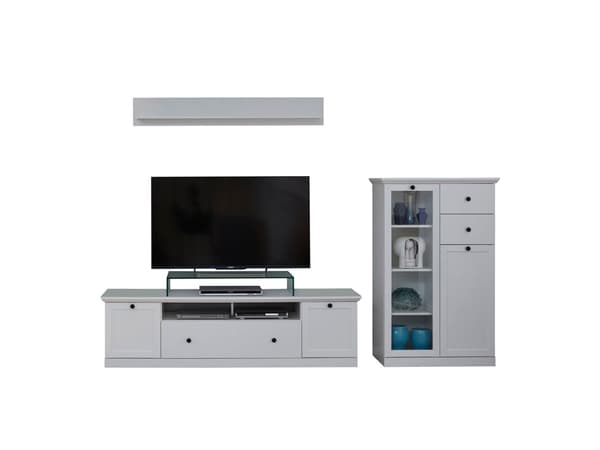 Brax TV-bord oppstilling D, hvit.