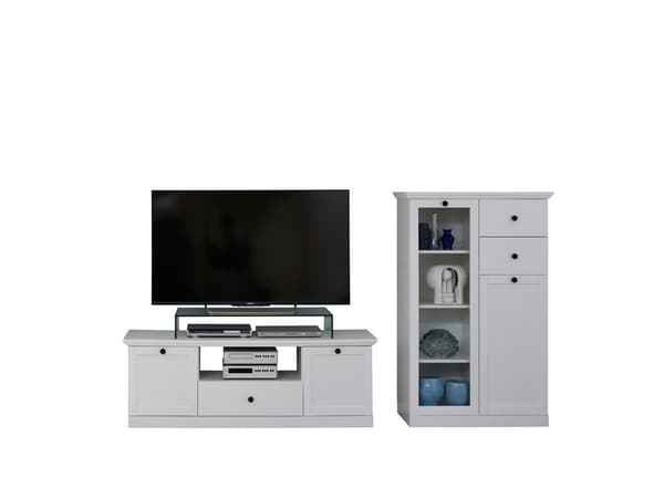 Brax TV-bord oppstilling G, hvit.