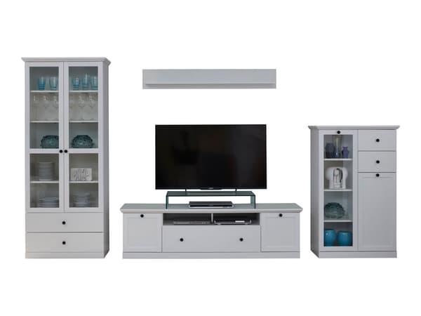 Brax TV-bord oppstilling B, hvit.