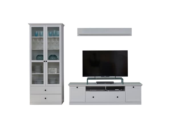 Brax TV-bord oppstilling C, hvit.