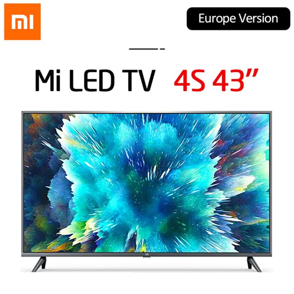 Xiaomi Mi TV 4S 43 tums röststyrning 5G WIFI bluetooth 4.2 4K HD Android Smart TV International - ES Version Support NetFlix Official Amazon PrimeVide