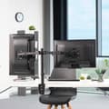 Miniatyrbillede 6 af 10: HAMA Monitorbeslag til 2 Skærme 13"- 32" Sort