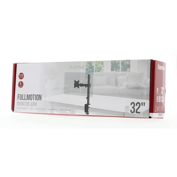 Monitorbeslag til 1 Skærm 13"-32" XL Sort