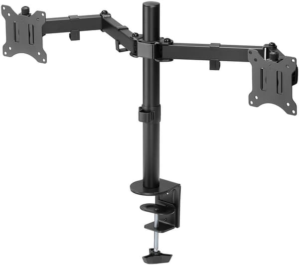 Dobbel skjermbrakett Flex Sort
