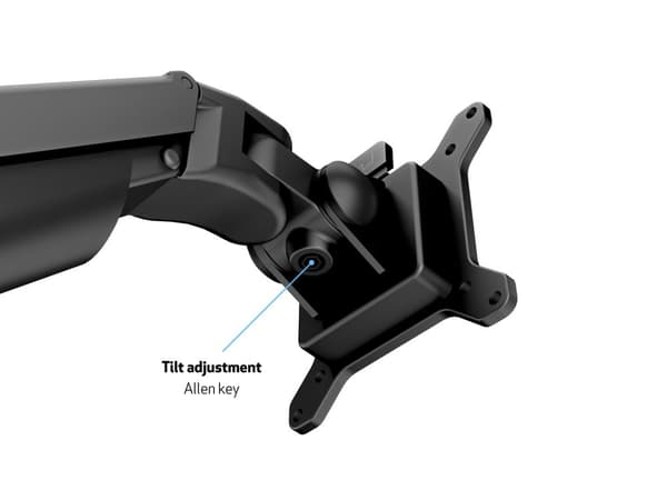 Multibrackets VESA Gas Lift Arm Single Black