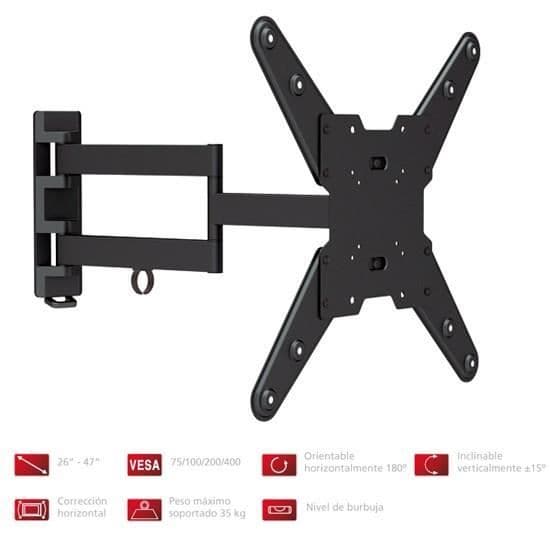 Stöd TV Fonestar Utsträckbar 23"-55" - VESA 400x400 - Svart - 35 kg Svart