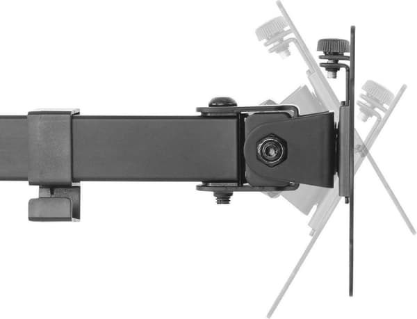 Maclean MC-884 skærmbeslag / stativ 81,3 cm (32") Clamp Black