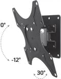 Miniatyrbillede 5 af 11: Techly 19-37" vægbeslag til LED LCD TV Tilt 1 Drejelig Sort" ICA-LCD 2900B