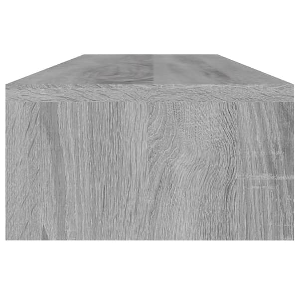 vidaXL Näyttöteline harmaa Sonoma 100x24x13 cm tekninen puu