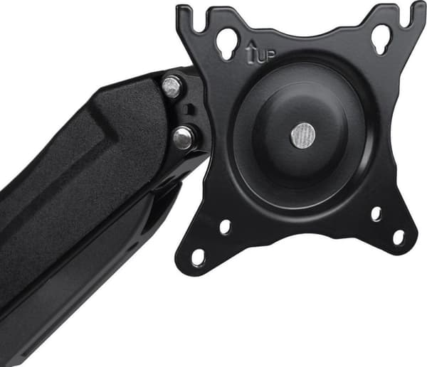 Maclean MC-860 skärmfäste/stativ 68,6 cm (27 tum) svart skrivbord