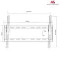 Miniatyrbillede 6 af 7: MACLEAN MC-605 TV-beslag 32-80" MACLEAN MC-605 MAX VESA 600X400 55KG