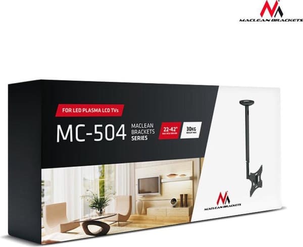 Maclean MC-504A B TV-takfäste 23-42" 50-85 cm 30kg Svart