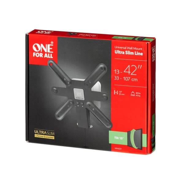 One For All TV-tuki Wm6221 musta