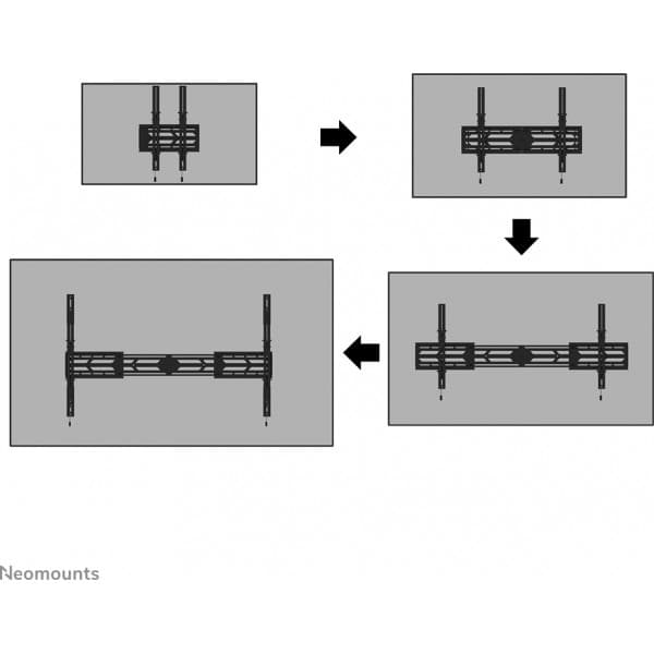 Neomounts Select tiltbart väggfäste för 55-110" skärm