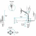 Miniatyrbillede 3 af 4: Tablet-holder 360º Startech ARMTBLTIW Hvid (1)