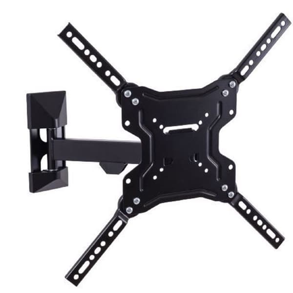 Väggfäste - ERARD - 118440 - Svart - Från 76 till 140 cm - Upp till 30 kg - VESA max 400 x 400