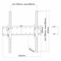 Miniatyrbillede 4 af 4: TV-holder Neomounts FPMA-W350BLACK