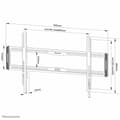 Miniatyrbillede 3 af 4: TV-holder Neomounts WL30-550BL18 43" 86" 70 Kg